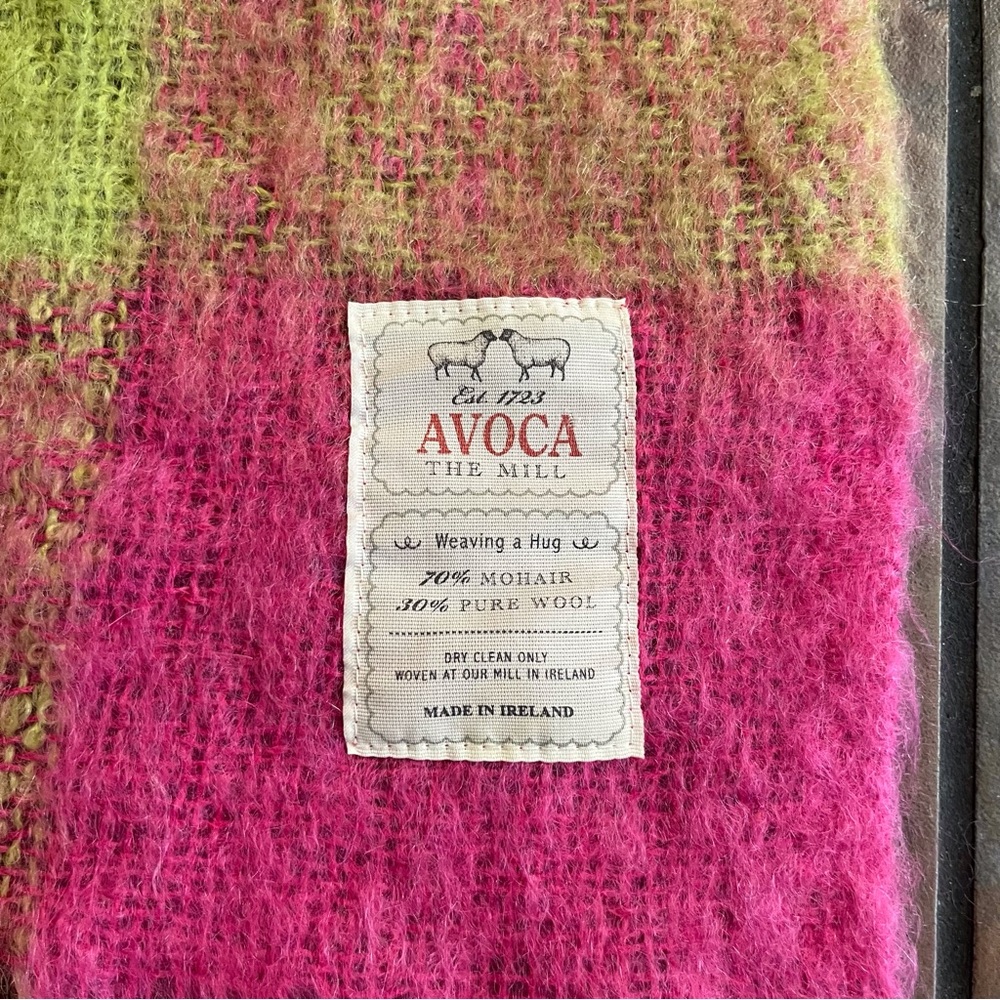 Avoca Mohair & Wool Throw Blanket - Picture 8 of 8